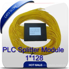 1X128 PLC Splitter / Optischer Koppler, Optischer Splitter mit ABS Box, Splitter Koppler